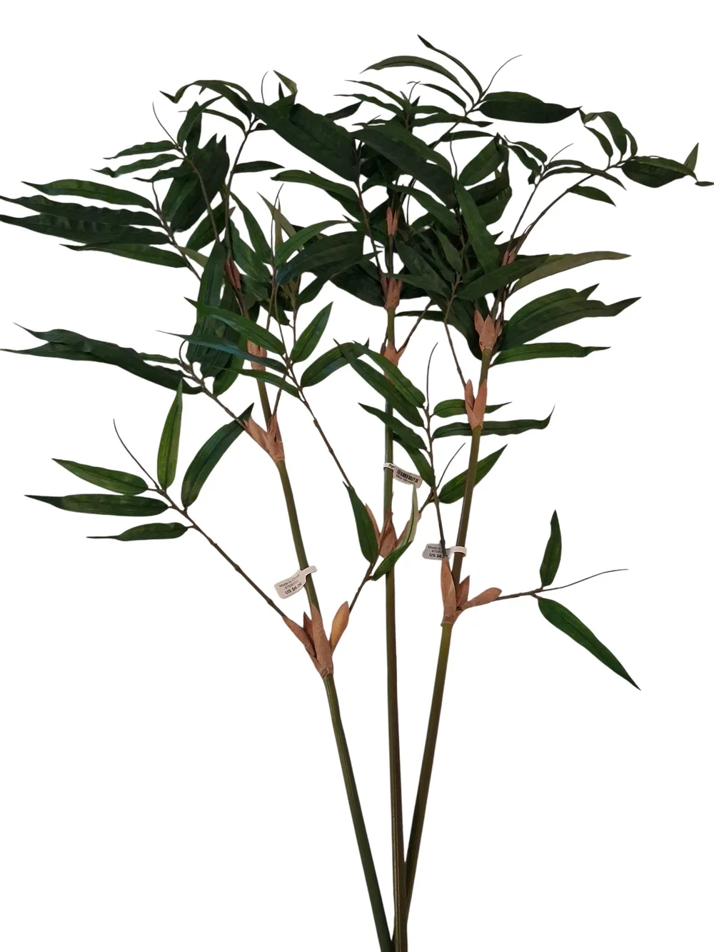 Pier 1 Green Faux Bamboo Stem Spray 46